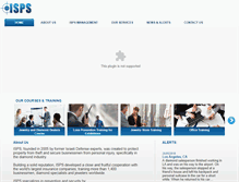 Tablet Screenshot of isps.co.il